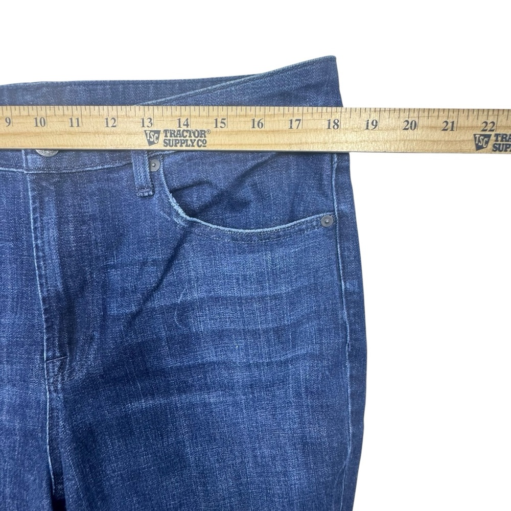 Talbots Flawless High Waist Modern Ankle Jeans in Dark Blue Denim - Picture 5 of 8